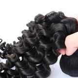 [Abyhair 10A] Deep Wave Human Hair 1 Bundle Unprocessed Virgin Hair Weave 105g