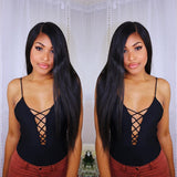 [Abyhair 8A] Malaysian 3 Bundles With 4x4 Lace Closure Straight Remy Human Hair