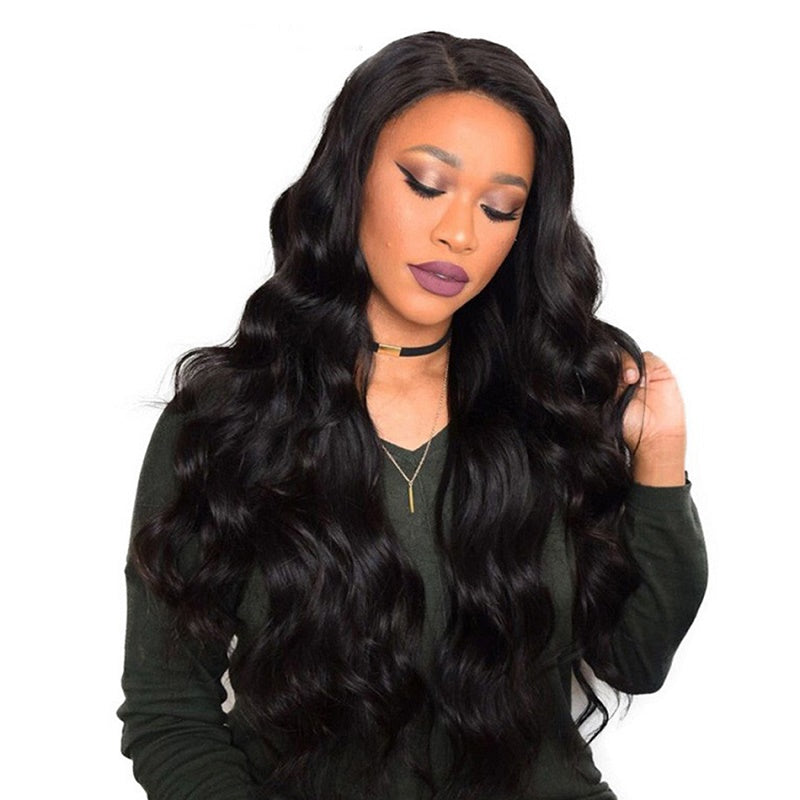 250% Density Body Wave 360 Lace Frontal Human Hair Wig Pre Plucked With Baby Hair