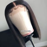 [Custom Unit] Brazilian 4x4 Silky Straight Lace Closure Human Hair Wig