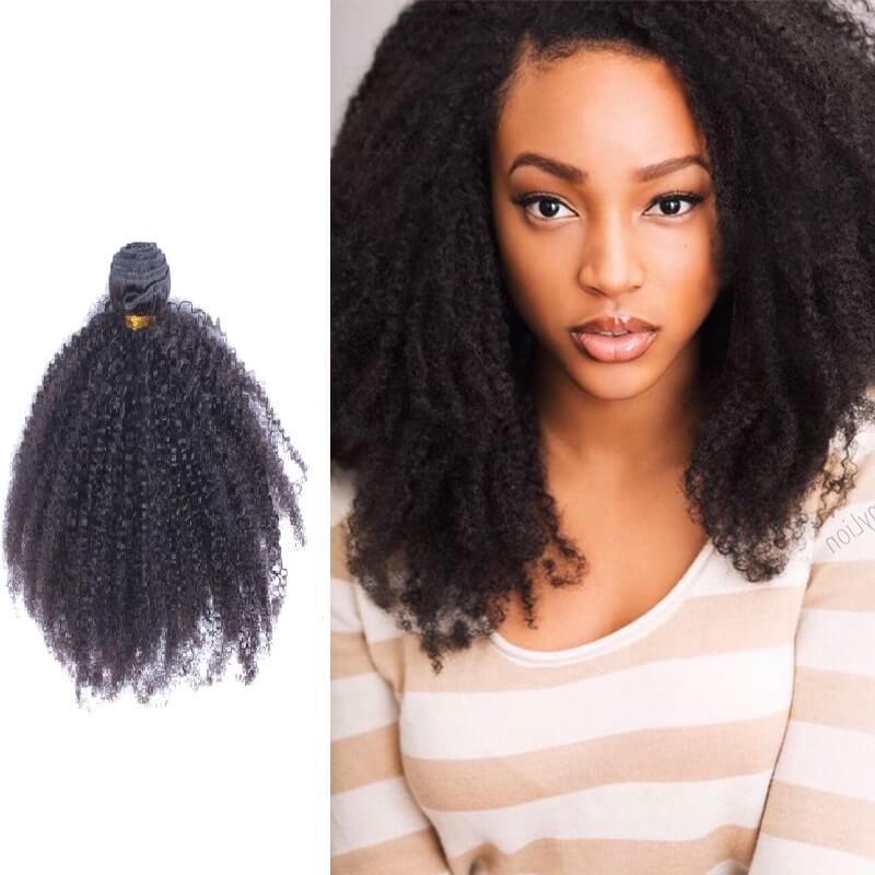 [Abyhair 10A] Afro Kinky Curly Hair Weave 100% Virgin Human Hair 1 Bundle 105g