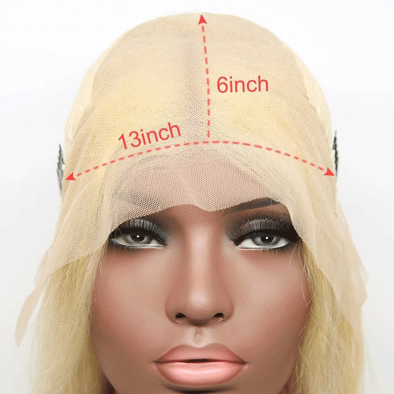 HD Transparent 613 Blonde Straight 13x6 Lace Front Human Hair Wigs