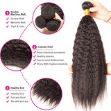 [Abyhair 8A] Brazilian Kinky Straight Hair 1 Bundle Human Remy Hair Weave 105g