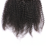 10A Virgin Afro Kinky Curly 13x4 Ear To Ear Lace Frontal Closure With Baby Hair