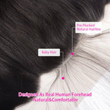 [Abyhair 10A] Straight 13x6 Ear To Ear Lace Frontal Closure Free Part With Baby Hair