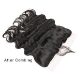 [Abyhair 10A] Indian Body Wave 4 Bundles With 13x 4 Lace Frontal Closure With Baby Hair