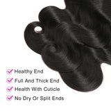 [Abyhair 8A] Body Wave 4 Bundles With Lace Frontal 13x4 Closure Indian Remy Hair