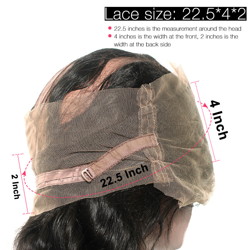 [Abyhair 10A] Malaysian Deep Wave 2 Bundles With 360 lace Frontal Closure Virgin Human Hair