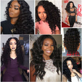 [Abyhair 9A] Deep Wave 3 Bundles With 4x4 Lace Closure Indian Human Hair