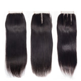 [Abyhair 10A] Virgin Straight Hair 4x4 HD Lace Closure 130% Density Human Hair