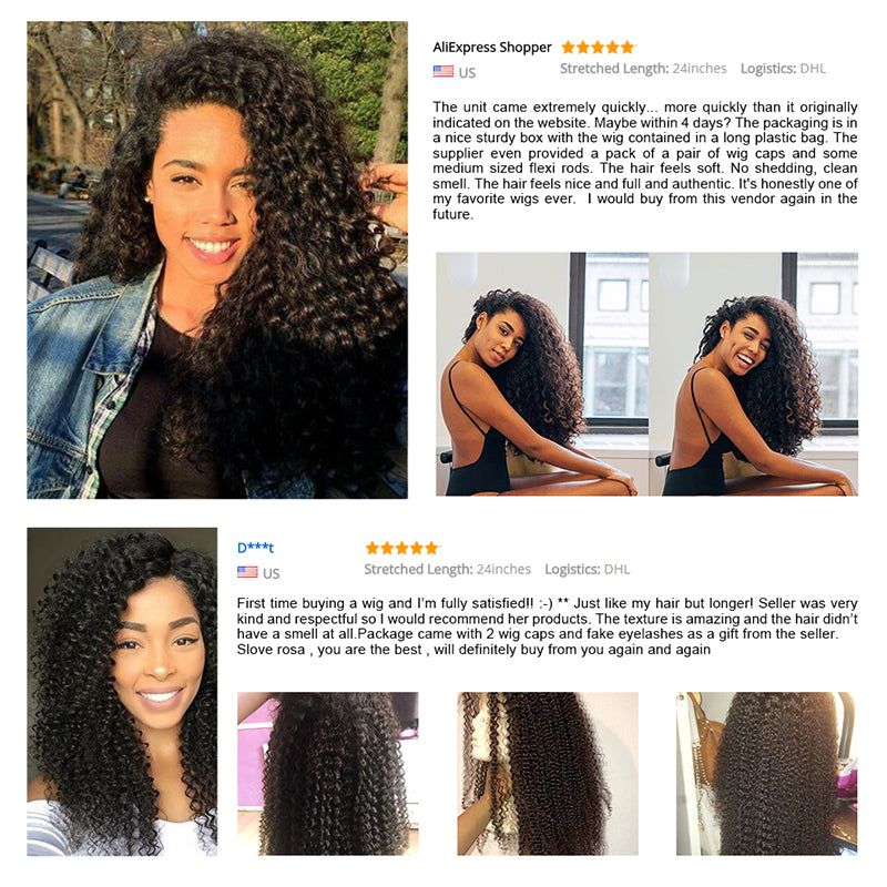 [Abyhair 8A] Deep Wave 360 Lace Frontal With 3 Bundles Natural Hairline Indian Remy Hair Weave