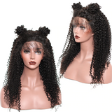Kinky Curly 13x4 Lace Front Human Hair Wig Pre Plucked With Baby Hair For Women
