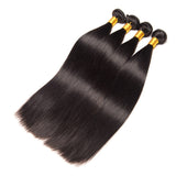 [Abyhair 9A] 4 Bundles Brazilian Straight Hair Weave Human Hair Weft