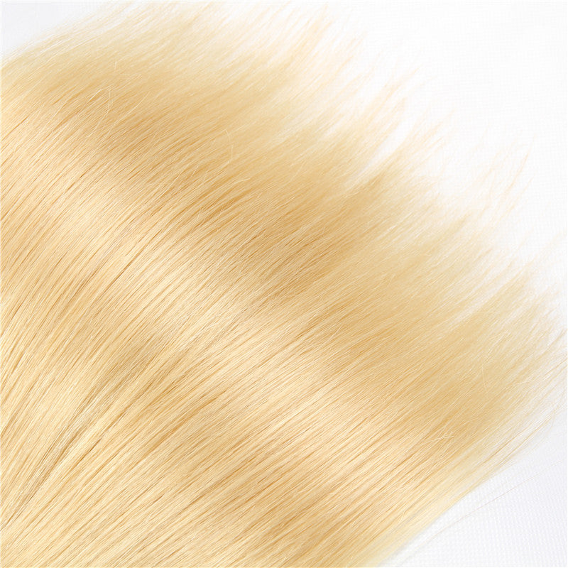 [Abyhair 10A] Ombre 1B/613 Color Straight 1 Bundle Brazilian Virgin Human Hair Weave