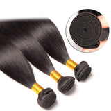 [Abyhair 10A] Peruvian Straight Hair 3 Bundles 100% Human Hair Weave Extensions